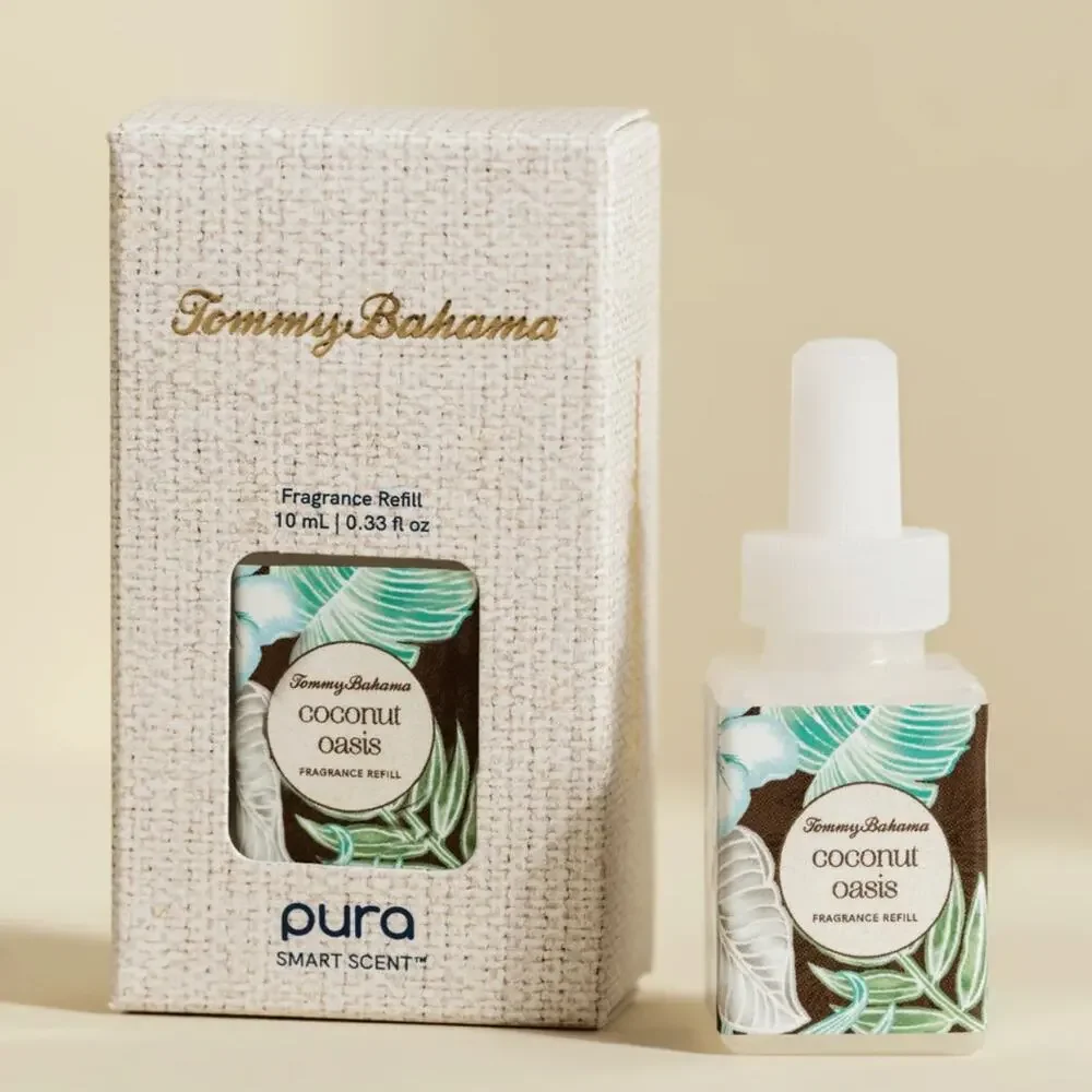 Pura Smart Scent Tommy Bahama Coconut Oasis Fragrance Refill 2-Pack New NIP